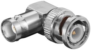 Adapter BNC αρσενικό σε BNC θηλυκό γωνιακό