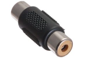 ANGA Adapter RCA θηλυκό σε RCA θηλυκό (Μούφα)