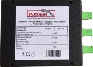ΟΠΤΙΚΟ SPLITTER 1/2 SC/APC 1 ΕΙΣΟΔΟΣ SC/APC ΔΥΟ ΕΞΟΔΟΙ SC/APC