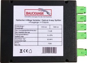OPTICAL 4-WAY SPLITTER SC/APC