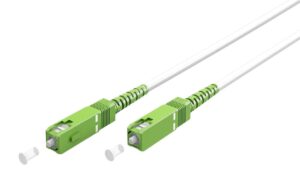 ΚΑΛΩΔΙΟ ΟΠΤΙΚΗΣ ΙΝΑΣ SC/APC 3m (patchcable) SINGLE MODE (OS2) FTTH ΛΕΥΚΟ
