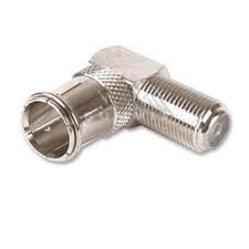 Adapter F Quick αρσ. σε F θυλ. (ορθής γωνίας)