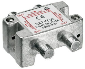 VT03 Splitter 3 Εξόδων 5-2450MHz Με διέλευση τάσης = 271-193
