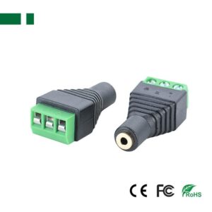 ANGA PS-N086 3,5mm audio θηλυκό connector σε 3pin τερματικό