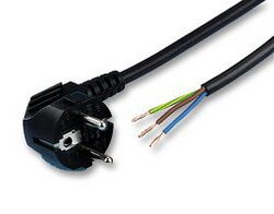 ANGA ΚΑΛΩΔΙΟ ΤΡΟΦΟΔΟΣΙΑΣ EURO PLUG TO BARE END