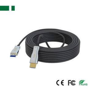 ANGA OP-OF15-8K HDMI CABLE  15m  2.1 Ver. (8k/60Hz) Optical Hybrid Ultra High Speed (ΠΡΟΣΟΧΗ ΣΥΝΔΕΣΗΣ είσοδος – έξοδος)