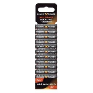 REXER X POWER 3Α Αλκαλικές Μπαταρίες Extra Power RXAB2 - AAA 24P 1,5V mini (ΣΥΣΚΕΥΑΣΙΑ 24pcs)