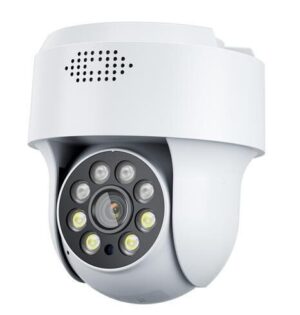 ANGA AQ-8125ISW Κάμερα PTZ IP Wi Fi ONVIF 4.0 MP(Λευκή) WiFi/Ethernet με εφαρμογή CamHi/ CamHi-Pro (περιλαμβάνεται τροφοδοτικό12V/1A)