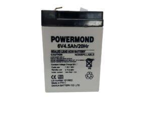 Μπαταρία 6V/ 4.5AH POWERMOND Επαναφορτιζόμενη Μολύβδου