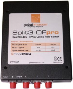 F700283 Global Invacom Splitter 1/3 ΟΠΤΙΚΗΣ ΙΝΑΣ