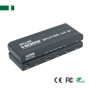 ANGA PS-1004-4K HDMI Splitter, 1 Εισόδου - 4 Εξόδων, 3D 1080P@60Hz, HDMI 1.4Α