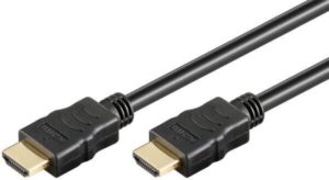 1,5m HDMI cable 4k high speed with ethernet ΕΠΙΧΡΥΣΟ (παρέχεται σε ποιοτικό & χρωματιστό polybag κατάλληλο για stand)