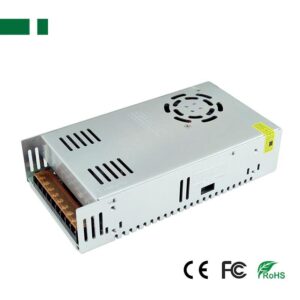 ΑΝGA CP1208-30A  12V/30A/360W  Σταθεροποιημένο τροφοδοτικό, ΔΙΑΤΡΗΤΟ - ΜΕΤΑΛΛΙΚΟ - ΡΥΘΜΙΖΟΜΕΝΗ ΕΞΟΔΟΣ + καλώδιο τροφοδοσίας AC
